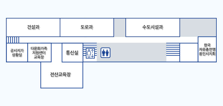 본관 3층 안내도 입니다.