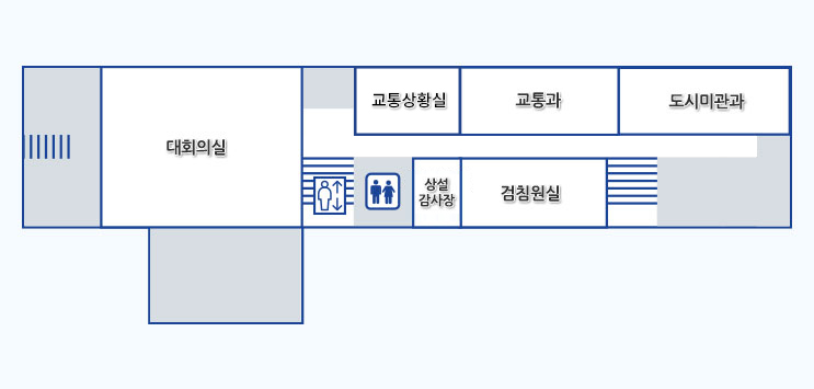본관 4층 안내도입니다.